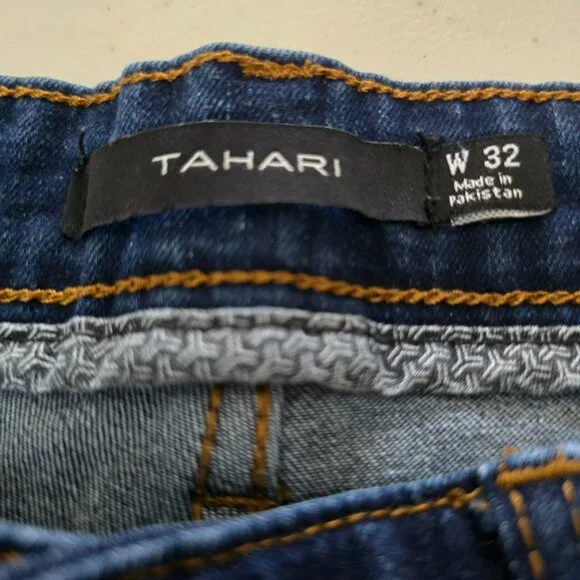 Tahari Men’s Blue Jeans Size 32x30 Mens Denim Pants 32 x 30 - Picture 4 of 12